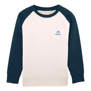 Chemise à manches longues Contraste Raglan Style Manches Manches Casual Sweat Col Rond Imprimé Sweat - Product Image 2
