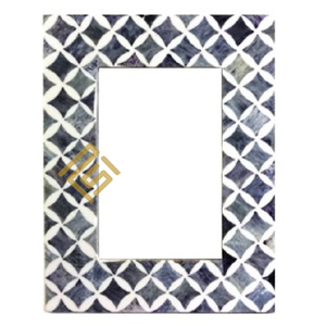 Top vente indien fabriqué à la main article prix de gros produit conception personnalisée corne os photo cadre photo résine bois de haute qualité - Product Image 5