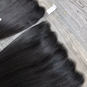 Meilleures ventes de perruques frontales de 28 pouces de l'usine du Vietnam Extensions de cheveux Remy de meilleure qualité avec style de boucles de luxe à bon prix - Product Image 1