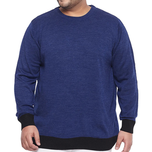 Sudadera de cuello redondo con logotipo personalizado de alta calidad para hombre, sudadera de Jersey de manga larga sin capucha, suministro al por mayor de fábrica OEM - Product Image 1