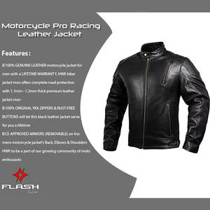 Blouson de moto CE Niveau 2 en cuir de vachette naturel perforé, avec logo au dos, pour femme, collection hiver, modèle Flash Gear - Product Image 3