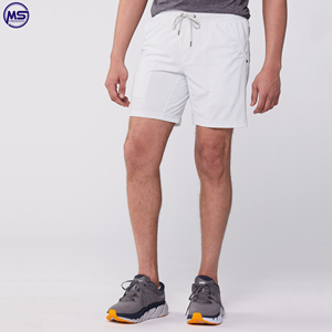 Fitness Gym Wear 2025 pantalones cortos de gimnasio de alta calidad para hombres 100% tela de poliéster elástico para hombres pantalones cortos de gimnasio - Product Image 6