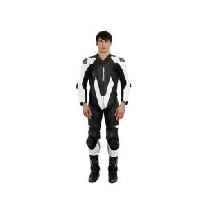 Traje de carreras de cuero de vaca a la moda para hombres, equipo de montar en bicicleta de cuero Real, ropa deportiva estampada, chaqueta de seguridad para motocicleta, Invierno para adultos - Product Image 1