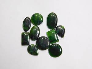 Cabujones de jade nefrita 100% naturales de alta calidad, venta al por mayor, mezcla de tamaños y formas, piedras preciosas sueltas para hacer joyas a granel, OEM - Product Image 3