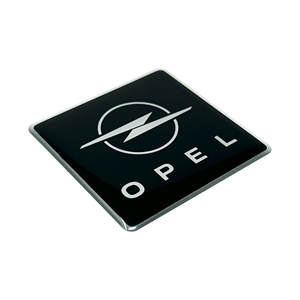 Adesivo con Logo sportivo Opel 3D 52 mm nero-adesivo adesivo cromato e ABS per lettera della carrozzeria - Product Image 2
