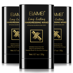 ELAIMEI Bâton de coloration capillaire 3 couleurs, Marque privée, Imperméable et résistant à la transpiration, Applicateur de coloration pour femmes et hommes - Product Image 1
