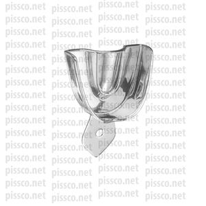 Pissco ถาดพิมพ์ฟันสแตนเลสเครื่องมือผ่าตัดถาดตรวจฟันแบบเยอรมัน - Product Image 2