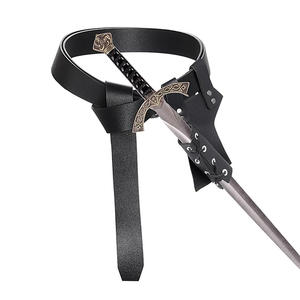 Cinturón de Cuero Vikingo Medieval de Diseño Nuevo 2026, Cinturones de Cuero Vikingo Medieval Unisex Ajustables de Diseño Personalizado de Alta Calidad - Product Image 4