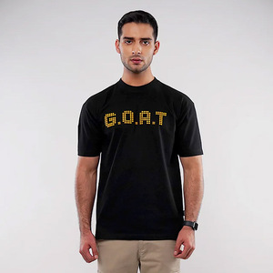Quantité minimale de commande bas personnalisé Bling hauts courts t-shirts avec strass Logo T-shirts pour hommes - Product Image 4