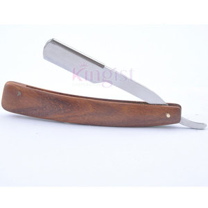 Professional Gold Plated <b>Barber</b> Hairdressing Razor Tool Holder Fashion Men's Disposable Shaver for Straight Beards Salon Use - Product Image 5