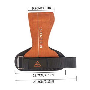 Protège-paume en cuir antidérapant, rembourrage en néoprène pour la gymnastique, protège-paume pour la gymnastique, poignée pour l'entraînement en salle de sport, original - Product Image 5