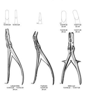 Leksell Stille frykholm Luer rongeur ชุดเครื่องมือผ่าตัดสำหรับการตัดแต่งการปรับรูปร่างกระดูก - Product Image 2