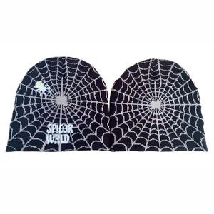 หมวกถักแจ็คการ์ดหมวกฤดูหนาวพิมพ์ลายโลโก้ตามสั่ง - Product Image 5