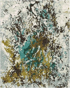 Tapis en laine et soie de bambou noués à la main taille et design personnalisés pour bureau à domicile salon chambre salle de bain-pas de quantité minimale de commande - Product Image 1