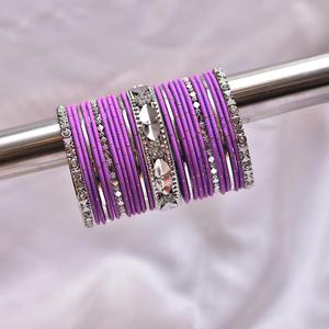 Juego de Brazaletes de Moda con Bordado Hecho a Mano de la Mejor Calidad, Joyería Nupcial de Lujo para Mujer, Aleación de Cobre, Colores y Tamaños Personalizados - Product Image 2