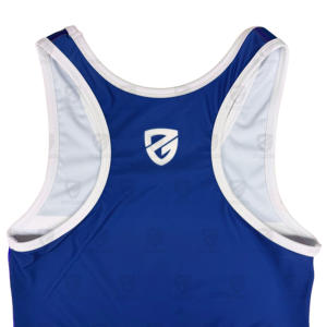 Design Your Own Sleeveless Wrestling Shirts Tops Superior Quality Fabric Made Sweat Absorbing Wrestling <b>Singlets</b> - Product Image 5