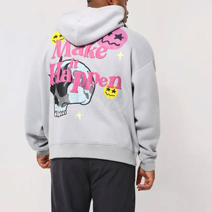 Sudaderas con capucha con estampado de soplo hechas en fábrica de alta calidad Nuevo diseño con logotipo personalizado Sudadera con capucha de gran tamaño para el invierno - Product Image 5