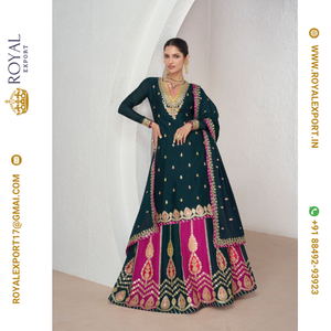 คอลเลกชันสูทเย็บปักถักดีไซน์ทันสมัยใหม่ในราคาขายส่งโดยรอยัลส่งออกซูราธ - Product Image 4