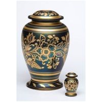 Urna de Aluminio Elegante de Excelente Calidad, Moderna con Acabado Craquelado, Cilíndrica para Cenizas Funerarias, Impresión Personalizada, Hecha a Mano, Portátil