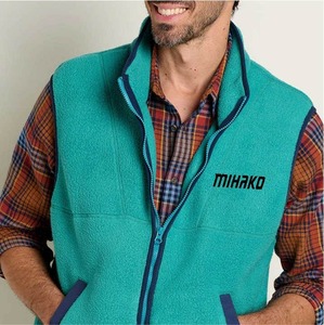 2025 haute qualité hommes hiver coton polaire veste respirant réversible gilet chaud sans manches OEM vêtements d'extérieur coupe-vent - Product Image 6