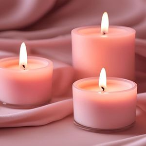 Porte-bougie en verre Aura ajoute une chaleur lumineuse subtile qui accentue le style quotidien de la maison avec des tons doux et tranquilles du soir - Product Image 1