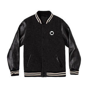 Chaqueta Varsity Moderna con Bordado Personalizado, Chaqueta de Béisbol de Mezcla de Lana para Uso Casual y Ropa de Equipo - Product Image 1