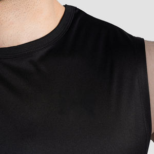 Camiseta sin mangas de gimnasio para hombre Venta caliente Tallas grandes Ropa deportiva Algodón Poliéster Alta calidad y precio barato Técnica de lavado - Product Image 5