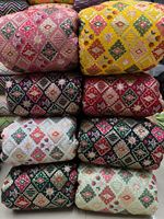 Tissu Jacquard de Luxe Brodé de Paillettes Non Tissé pour Robes, Robes de Soirée, Décoration Intérieure, Tissu Premium pour Mariage avec Paillettes