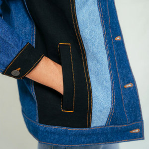 Veste en jean d'hiver 100% pour homme - Style streetwear de haute qualité, respirante et confortable - Product Image 5