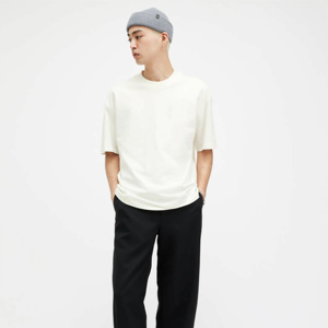 Camiseta unisex estampada personalizada, Camiseta lisa de mezcla de algodón y poliéster puro pesado para hombre con bordado - Product Image 1