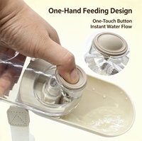 Bouteille d'eau portable pour chien, anti-fuite, distributeur d'eau de voyage pour chiens et chats, fournitures d'alimentation pour animaux de compagnie, bouteille en gros