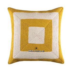 Personnalisé Laine À La Main Kashmiri Broderie Laine Chaîne Cousu Housse De Coussin Pour SofaCouch Salon Vente Chaude Produit Par ITHL - Product Image 3