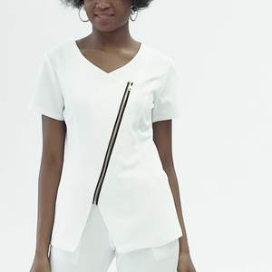 Elegante servicio OEM nueva colección tejido de sarga fregar trajes algodón poliéster rayón mezcla con Spandex tipo uniforme - Product Image 2