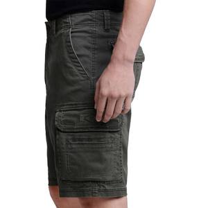 Pantalones cortos Cargo de longitud larga para hombre, pantalones elásticos de algodón informales con múltiples bolsillos de verano para hombre, pantalones cortos calientes - Product Image 3