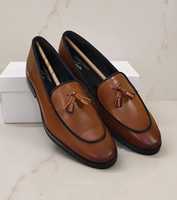 Chaussures habillées classiques italiennes originales pour hommes, mocassins à penny pour les mariages, le bureau et les affaires