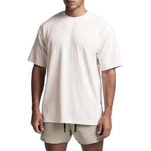 Camiseta de Verano de Manga Corta para Hombre, 100% Algodón con Spandex, 220G, Unisex, de Alta Calidad, Estilo Casual, Talla Grande, Tendencia 2026 - Product Image 2