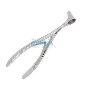 Espéculo Nasal de acero inoxidable alemán, juego de instrumentos médicos ENT cortos de 155MM, fuente de alimentación Manual para sala quirúrgica - Product Image 4