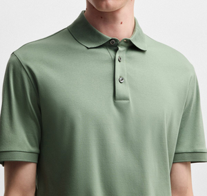 Nuevo diseño de polo para hombre elegante y cómodo, nueva llegada, ropa de calle, Camisa de algodón con cuello redondo para hombre - Product Image 5