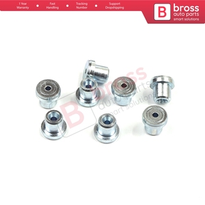 BCR032 BCR032 ชุดสายเคเบิลควบคุมหน้าต่าง สายรัด ปลายสาย หมุดยึด 7x6.3/1.7 มม. 100 ชิ้น - Product Image 3
