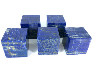 Pierre de lapis-lazuli naturelle en gros, cube, pierre roulée, cristaux de guérison par ALIF CRYSTAL et AGATE - Product Image 2
