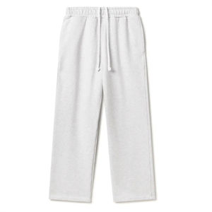 Pantalon de survêtement en coton taille haute personnalisé bas de survêtement décontracté style hip hop mode streetwear pantalon de survêtement en tissu lavé OEM - Product Image 1
