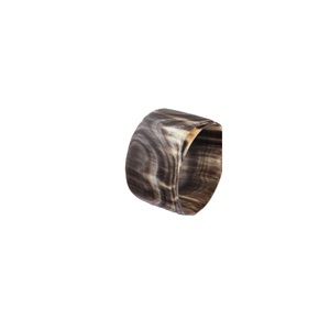 Anneaux de serviette en corne de boeuf et de buffle de qualité supérieure Designs Decor Élégant anneaux de serviette en corne de boeuf pour un cadre de table rustique - Product Image 1