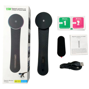 Support de chargeur magnétique sans fil pour voiture Support de téléphone pour tableau de bord 15W Charge rapide de voiture pour iPhone 15 14 13 12 <span class=keywords><strong>Pro</strong></span> <span class=keywords><strong>Max</strong></span> Mini - Product Image 1