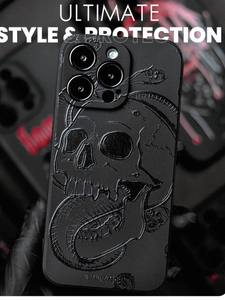 Funda estilo negro para teléfono 17/16/15/14/13/12 Pro Max - Product Image 3