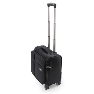 <b>Black</b> Imperial Design Collection Business Cabin Size Unisex Flight Attendant Pilot <b>Suitcase</b> with Caster Wheels Not Washable - Product Image 3