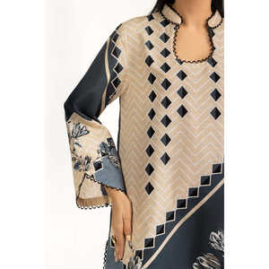 Conjunto de Traje de 3 Piezas con Estampado Khaddar para Mujer IUSTKSD-1106 - Product Image 3