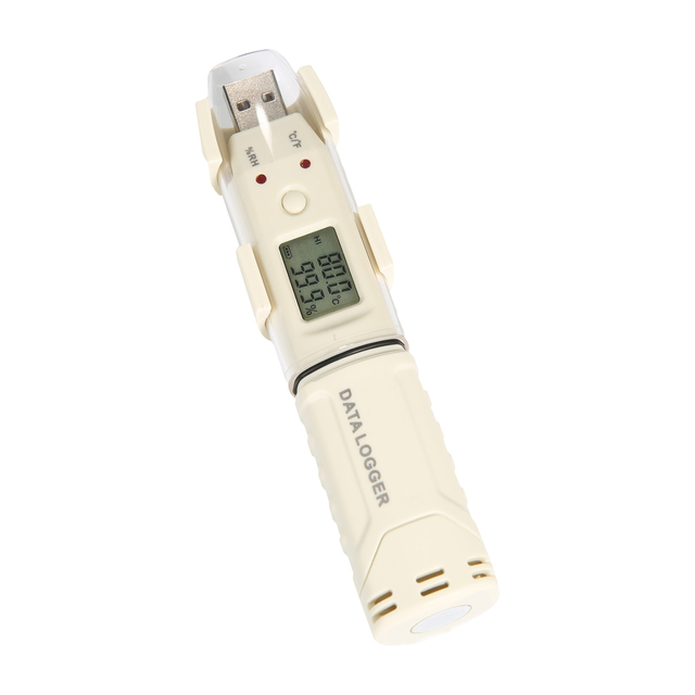 Pentype USB Flash Disk Thermometer with Data Recorder Digital Temperature and Humidity Datalogger for Research