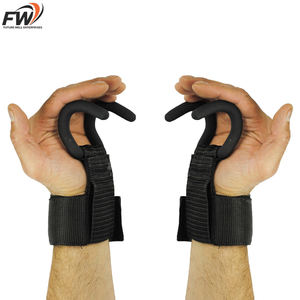 Ganchos de levantamiento de pesas de alta resistencia personalizados al por mayor de fábrica / Ganchos de levantamiento de pesas más vendidos para un agarre fuerte - Product Image 1