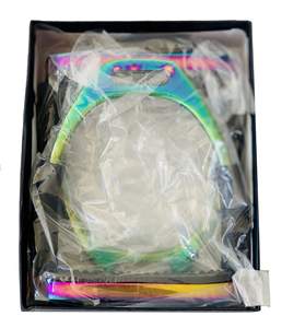 Estribos de Seguridad Flexibles de Acero Inoxidable de Primera Calidad con Acabado Brillante Arcoíris, Antideslizantes, Protección para Tobillos, Equitación - Product Image 6