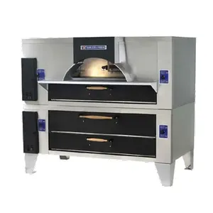 เตาอบพิซซ่าแก๊สสองชั้น Bakers Pride FC-816/Y-800 IL Forno Classico สำหรับอุตสาหกรรม พร้อมเตาเผาไม้สำหรับทำอาหาร - Product Image 1